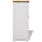 vidaXL Buffet 90x33 5x83 cm Bois de chêne massif