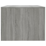 vidaXL Table basse sonoma gris 102x55x42 cm bois d'ingénierie