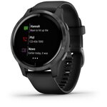 Garmin Venu - Montre connectée GPS avec écran Amoled - Gray / Noir