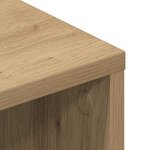 vidaXL Meuble TV Marron 90 x 35 x 40 5 cm Bois d'ingénierie