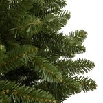 vidaXL Sapin de Noël artificiel à charnières avec support vert 120 cm