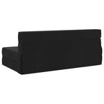 vidaXL Canapé-lit pliable Noir 152 x 86 5 x 60 cm Tissu