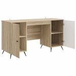 vidaXL Bureau Chêne Sonoma 142 5 x 50 x 75 cm Bois d'ingénierie