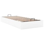 vidaXL Cadre de lit ottoman sans matelas blanc 80x200 cm similicuir