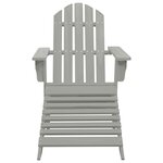 Chaise de jardin adirondack avec pouf et table sapin gris 02_0013326