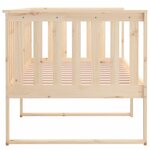vidaXL Lit de jour sans matelas 90x190 cm bois de pin massif