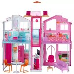 Barbie maison de poupées à 3 étages dvv47