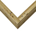vidaXL Jardinière 60x60x68 5 cm bois de pin imprégné