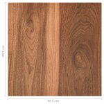 vidaXL Dalles de plancher autoadhésives 20 Pièces PVC 1 86 m² marron