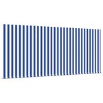vidaXL Auvent Rétractable Bleu et Blanc 300 x 200 cm