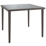vidaXL Salon de jardin 5 Pièces avec coussins Gris Résine tressée