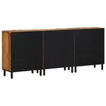 vidaXL Buffets en bois massif d'acacia 3 pièces  60x33x75 cm