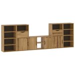 vidaXL Meubles TV 5 Pièces avec rangement ODDA bois de pin massif