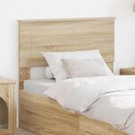vidaXL Tête de lit Chêne Sonoma 75 cm Bois d'ingénierie
