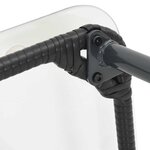 vidaXL Table de Jardin Noir 80 x 40 x 45 cm polyrotin