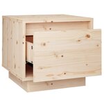 vidaXL Table de chevet 35x34x32 cm Bois de pin solide