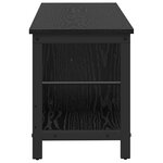 vidaXL Étagère Chêne noir 102 x 32 x 40 5 cm Bois d'ingénierie