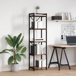 vidaXL Étagère Bois ancien 40 x 30 x 155 cm Bois d'ingénierie