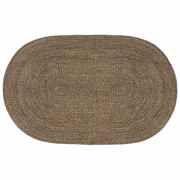 vidaXL Tapis de surface Noir 205 x 305 cm Jute