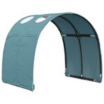 vidaXL Tunnel de lit 2 pc Bleu clair Polyester