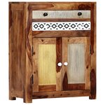 vidaXL Armoire latérale 60x30x75 cm Bois massif
