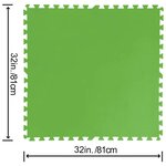 Bestway Flowclear Protecteurs de sol de piscine 9 Pièces vert 5 47 m²