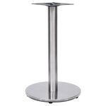 vidaXL Pied de table de bistro argenté Ø45x72 cm acier inoxydable
