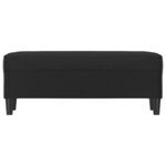 Banc banquette 100 x 35 x 41 cm synthétique noir 02_0010475