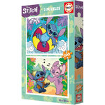 Puzzle - Stitch et Angel - Disney - 2x100 pièces - 40x28cm - Dès 6 ans - Educa