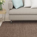 vidaXL Tapis Sisal naturel 66x350 cm Marron