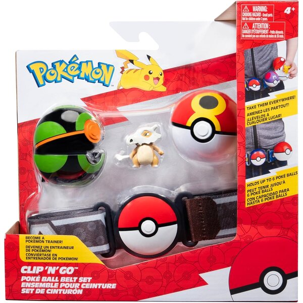 Jazwares PKW3644 - Pokémon - Ensemble Clip'n'Go Repeat Balll