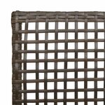 vidaXL Chaise de jardin 2 Pièces Marron 53 x 60 x 85cm polyrotin