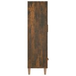 vidaXL Buffet haut Chêne fumé 70x31x115 cm Bois d'ingénierie