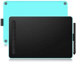 Ovegna W9: Tablette Graphique numérique, Micro USB, Stylet, 10 Pouces, pour Smartphone Android et PC,MacOS et Windows (Bleu)