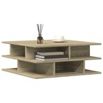 vidaXL Table basse chêne sonoma 70x70x29 cm bois d'ingénierie