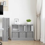 vidaXL Buffet Gris Sonoma 73 5 x 22 5 x 53 5 cm