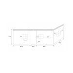 Rideau de lit pour lit mezzanine en coton Rose