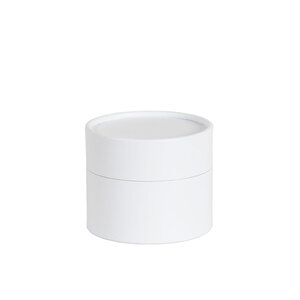 Lot de 25 boîtes cylindriques blanc 8.2 x 6.2 cm