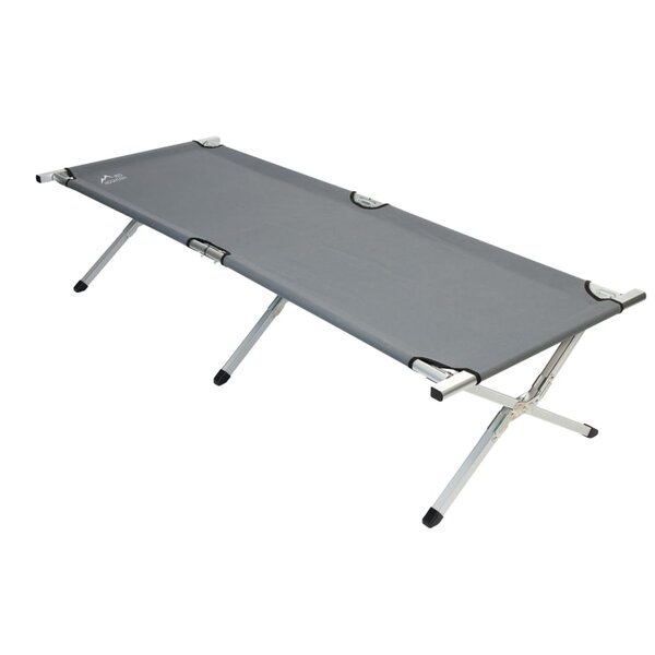 Red Mountain Lit de camping pliable Aluminium Gris