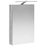 vidaXL Armoire Miroir de Salle de Bain Gris Sonoma 40 x 10 5 x 60 5 cm