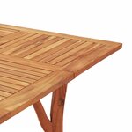vidaXL Ensemble à manger de jardin 3 Pièces Bois d'acacia solide