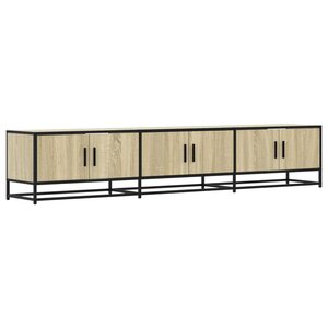 vidaXL Meuble TV chêne sonoma 210x35x41 cm bois d'ingénierie
