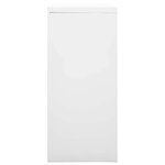 vidaXL Armoire à portes coulissantes Gris 90x40x90 cm Acier