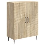 vidaXL Buffet Chêne Sonoma 66 x 34 5 x 89 5 cm Bois d'ingénierie