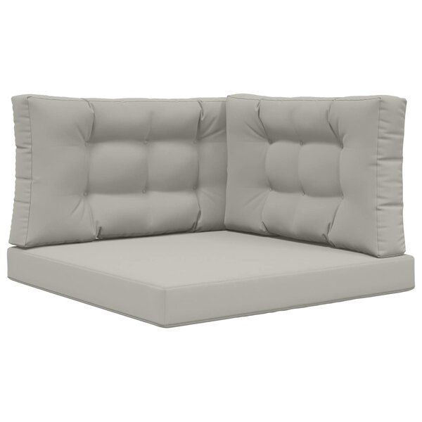 vidaXL Coussin de canapé d'extérieur Polyester Gris 80 x 80 cm