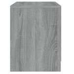 vidaXL Table de chevet sonoma gris 45x34 5x44 5 cm bois d’ingénierie