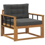 vidaXL Sofa de milieu extérieur Naturel