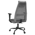 vidaXL Chaise de bureau réglable en hauteur gris