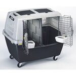 Stefanplast Cage pour animaux Gulliver Touring 80x58x62 cm Gris 81340