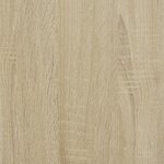 vidaXL Table de chevet chêne sonoma 45x50x50 cm bois d’ingénierie